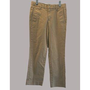 Nordstrom Unisex Straight Leg Zip Up Pants Beige Size 8